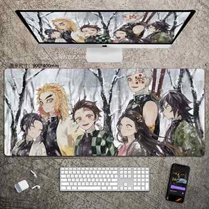 Demon Slayer Cosplay Desktop Antiskid Mouse Pad Game Computer Mat Fine Gift #06 - Picture 1 of 2