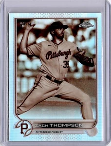 2022 Topps Chrome ZACH THOMPSON Rookie RC Sepia Refractor #30 Pittsburgh Pirates - Picture 1 of 2