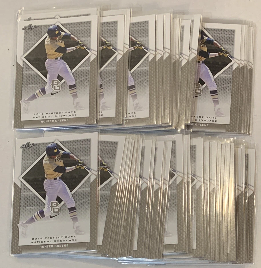 2016 Leaf Perfect Game National Hunter Greene  Rookie Lot Of 52 Cincinnati Reds - Image 1 of 3