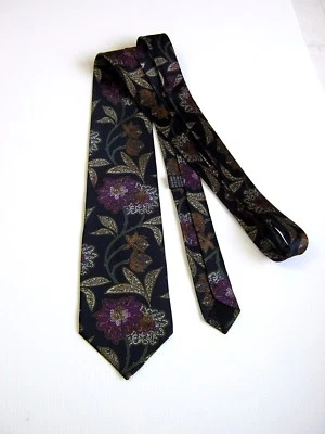 Enrico Coveri Nuevo Vintage 80 Pura Seda, Genuino Foto 1 de 4