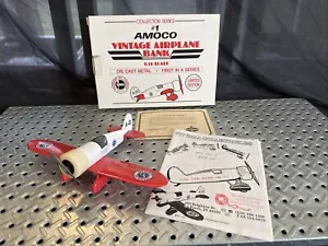 Amoco Vintage Airplane Bank, First In A Series Die Cast - Picture 1 of 8