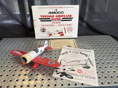 Amoco Vintage Airplane Bank, First In A Series Die Cast - Image 1 of 4