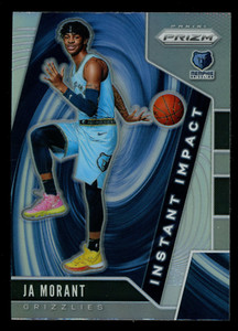 2019-20 Panini Prizm Instant Impact Silver Prizm Ja Morant #12 Grizzlies RC