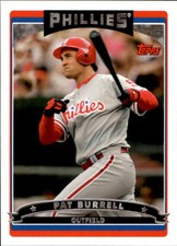 2006 Topps Baseball #396 Pat Burrell Philadelphia Phillies