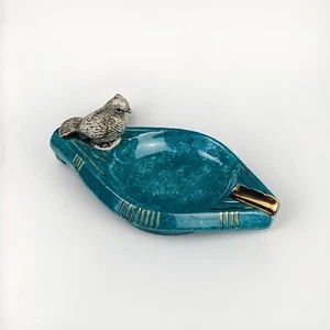RARE! Vtg 1957 MCM Partridge Club Victoria Hotel NY Bird Cigar Cigarette Ashtray - Picture 1 of 9
