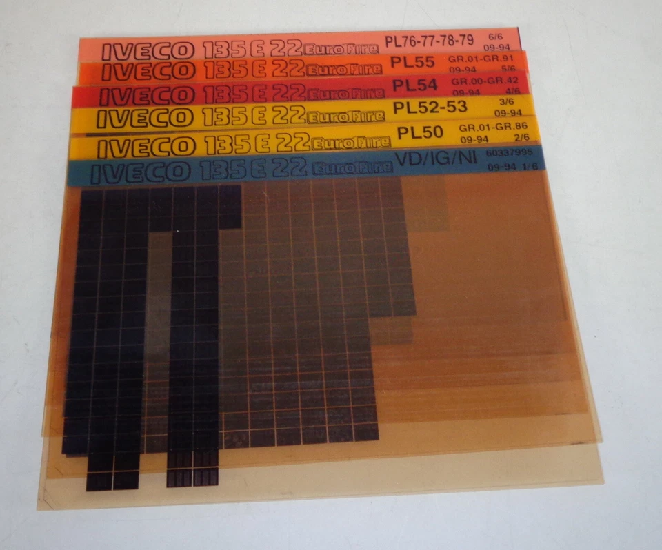 Microfich Catalogue des Pièces / Parties List Iveco 135 E22 Eurofire De 09/1994 - Photo 1/1
