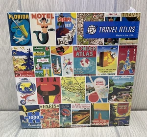 Re-marks Travel Atlas 1000 Piece Jigsaw Puzzle 19.25" x 26.75" Ages 12+ - Picture 1 of 5