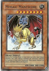 Mosaik Mantikor CSOC-DE094 Silber Rare Yu-Gi-Oh Karte (U) Neu - Bild 1 von 3