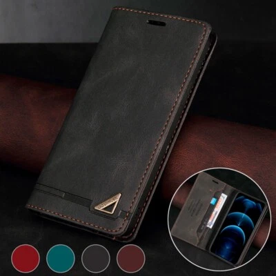 Magnetic Wallet Case Card Leather Flip Cover for Xiaomi Redmi Note 13/14 Pro+ - Image 1 of 4