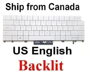 Keyboard for Dell XPS 13 9320 13-9320 9320 - US English White - Picture 1 of 2