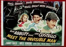 ABBOTT & COSTELLO - Card #56 - MEET THE INVISIBLE MAN - DuoCards - 1996