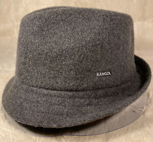 NWT Kangol WOOL ARNOLD Men’s Hat Trilby Fedora Gray Small