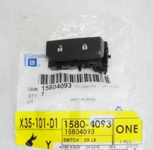 NEW GENUINE GM LH Driver Power Door Lock Switch Fit 2007-2013 Silverado Sierra - Picture 1 of 1