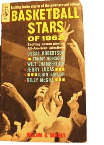 Basketball Stars of 1962 Paperback Book/Mokray VTG Pyramid F675-1961 Chamberlain - Imagen 1 de 4