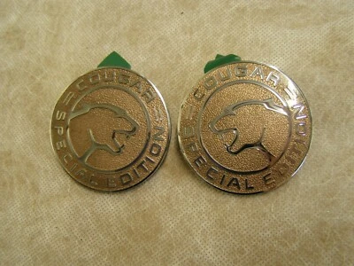 Ford Mercury Cougar 1990 edición especial emblemas de techo 1993 1994 1995 1996 como nuevo de Lote Antiguo Foto 1 de 4