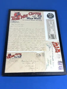 5 piezas Colección TOM MIX CIRCUS 1935-1938 ~ 3 firmas de Joe Bowers, Tix sin usar - Imagen 1 de 22