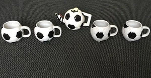 Football Teapot And PG Tips Mugs - Picture 1 of 10