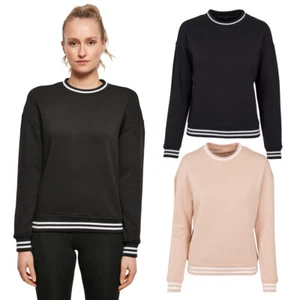 Build Your Brand Ladies College Sweat Crew Women's Pullover Crewneck Printable - Picture 1 of 19