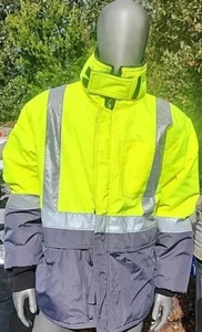 RefrigiWear High Visibility Freezer Edge Insulated Jacket with Reflective Tape - Picture 1 of 4