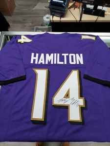 Kyle Hamilton Custom Autographed Jersey Size XL Baltimore Ravens  - Picture 1 of 2