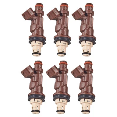 6PCS Fuel Injectors For Tacoma Tundra 4Runner 3.4L HILUX 1999-2004 23209-62040 — 第 1/4 张图片