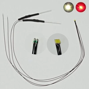 DUO LED SMD 0605 warmweiß / rot mit Kabel Lichtwechsel Loks LEDs 5 Stück S227 - Bild 1 von 2