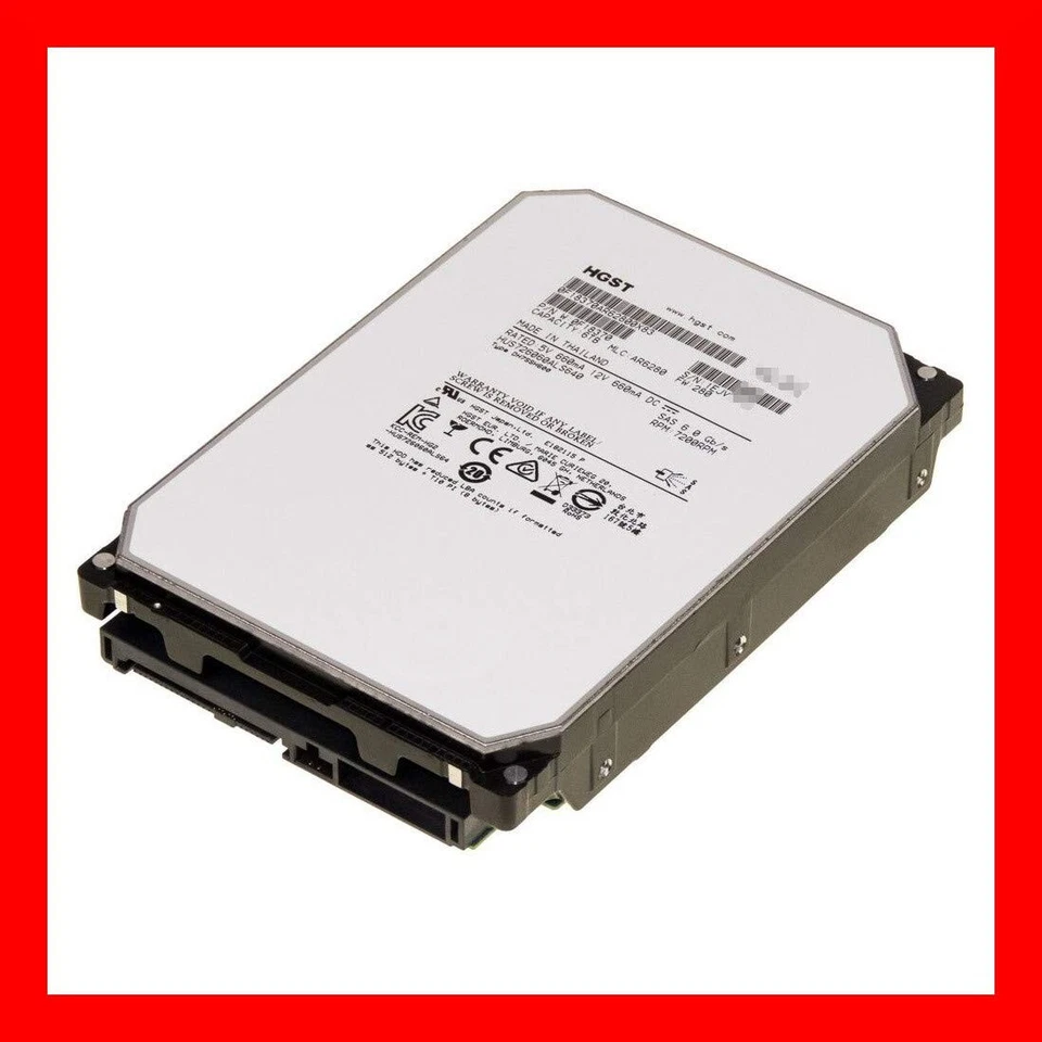 NEW, POWER-ON-HOURS=0 ✅ HGST 6TB SAS 6G HUS726060ALS640 0F18370 ULTRASTAR HE6 ➸➸ - Image 1 of 1