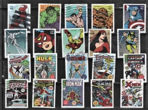 USA used 2007 Set of 20 Marvel Comics Super Heroes Conditions Mixed - Picture 1 of 1