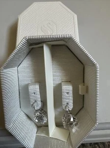 Swarovski MILLENIA Drop Pierced Earrings Round cut 5628351 New Authentic - Picture 1 of 3