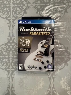 Rocksmith 2014 Edition Remastered - W/ Real Tone Cable - PS4 - Brand New Sealed - Image 1 of 4