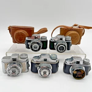 Vintage Miniature Cameras 20mm - HIT, MYCRO, ASTROPIC, KOLT OKAKO - Picture 1 of 21