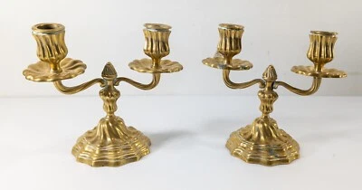 Candelabro antiguo francés estilo Luis XIV de bronce Foto 1 de 4