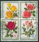 Schweiz 1972 Pro Juventute Pflanzen Blumen Rosen 984/87 gestempelt
