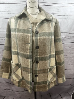 Chaqueta vintage Amana talla 34 abotonada mezcla lana/nylon (#1897) Foto 1 de 3