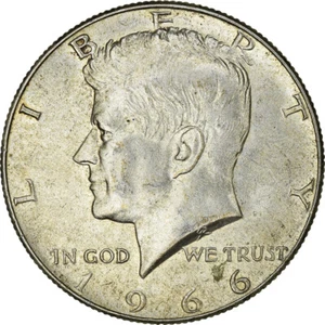 [#940505] Münze, Vereinigte Staaten, Kennedy, Half Dollar, 1966, Philadelphia, V - Bild 1 von 2