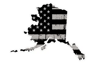 Alaska State (N4) Vinyl Decal Sticker Car/Truck Laptop/Netbook Window - Foto 1 di 1