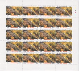 San Marino 1999 Europa 2 Minifolios De 20 MNH (Cod.7185) - Imagen 1 de 2