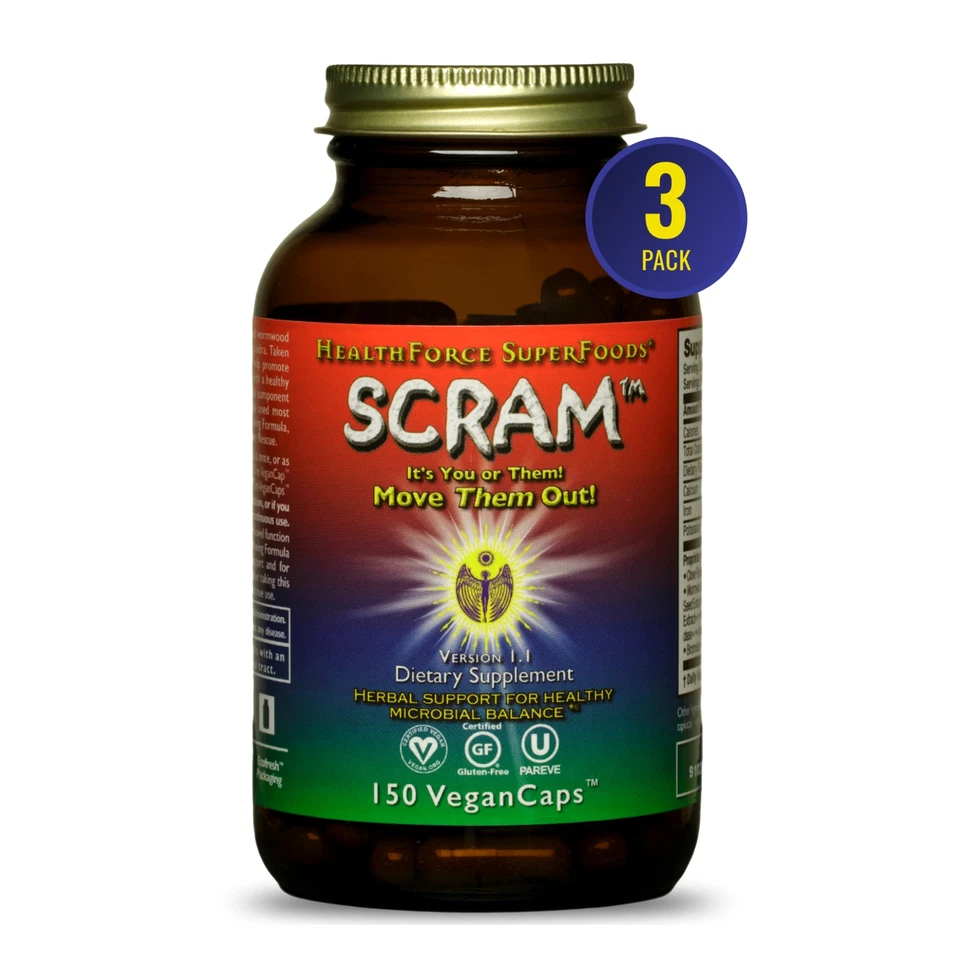 SCRAM 150 VeganCaps - Pack de 3 Foto 1 de 2