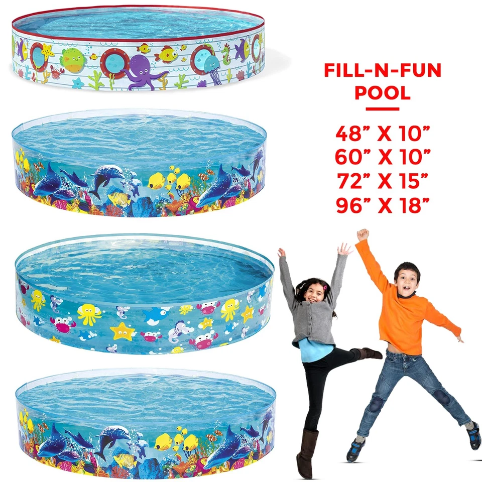 Bestway Kids Paddling Pool Children Rigid Swimming Garden Play Pool - Image 1 of 1