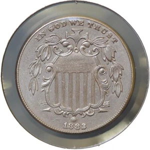 1882 Shield Nickel - Choice BU / MS / UNC - Picture 1 of 2