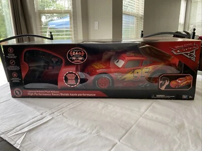 Disney Pixar Cars Lightning McQueen High Performance Racer RC Remote Control Car - Image 1 of 4