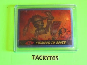 Mars Attacks! Uprising Blue Metal Karte #35 Aus der Besatzung zu Tode gestampft - Bild 1 von 2
