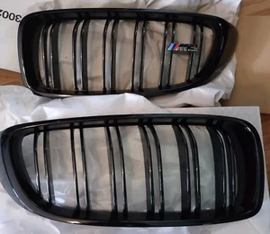 BMW Brand OEM Genuine F80 M3 2015-2018 Black Front Grille Pair Factory New - Picture 1 of 3