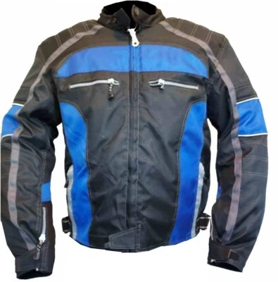 Blue Motorcycle Jacket - Mens Small - Image 1 of 4