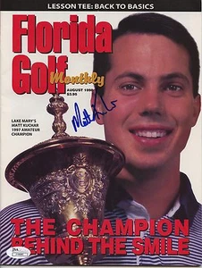 Matt Kuchar Florida Golf Magazine Signed/Autograph/Auto JSA Authenticated - Picture 1 of 2