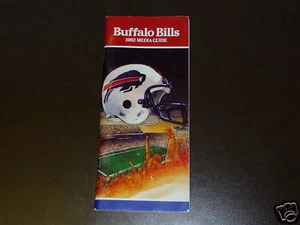 1982 BUFFALO BILLS FOOTBALL MEDIA GUIDE  - Picture 1 of 1