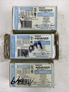 PHILLIPS ADVANCE ICF-2S18-H1-LD START ELECTRONIC BALLAST 120V TO 277V (LOT OF 3) - Picture 1 of 7