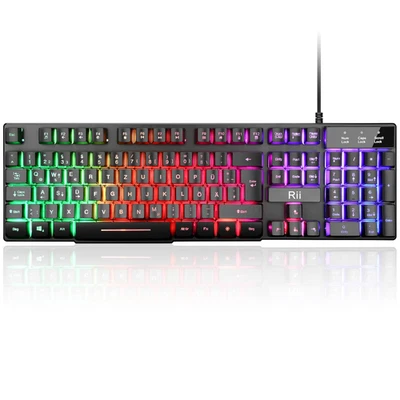 RGB Gaming-Tastatur Anti-Ghosting Kabelgebunden - Bild 1 von 4