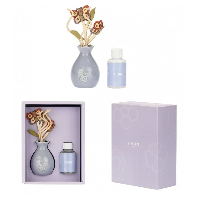 Thun Diffusore in Porcellana con Bacchette Farfalla Leyla + Refil 50 ml - Immagine 1 di 1