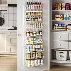 9-Tier Spice Rack Organizer with Door Hook, Wall Mount, and Extra Large Capac... - Foto 1 di 8